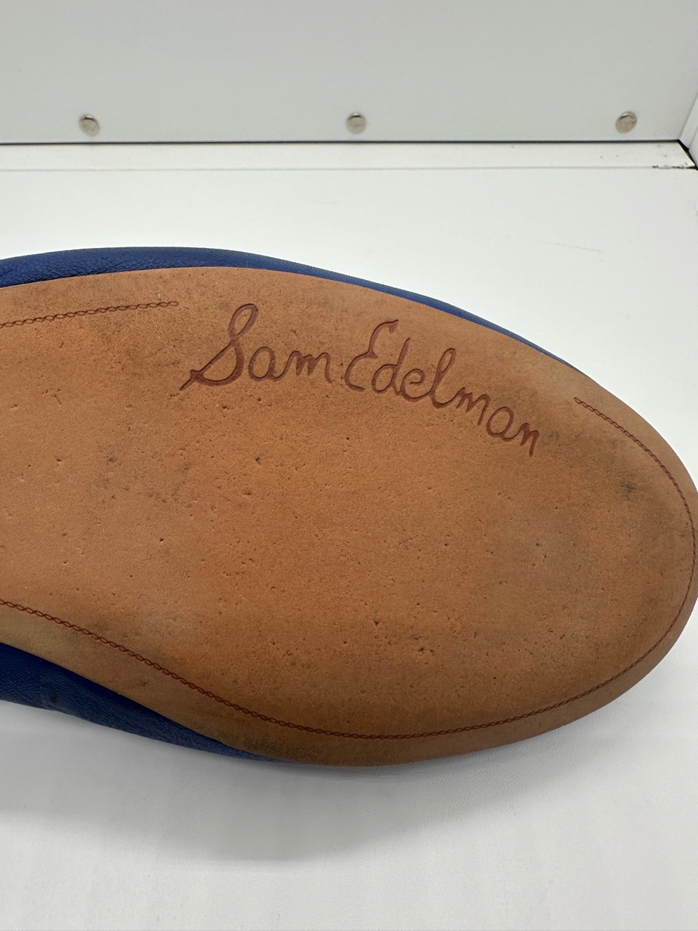 Sam Edelman Felicia Leather Flats Size 7.5 - Picture 10 of 11